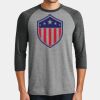 Mens Perfect Tri ® 3/4 Sleeve Raglan Thumbnail