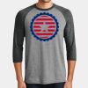Mens Perfect Tri ® 3/4 Sleeve Raglan Thumbnail