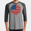 Mens Perfect Tri ® 3/4 Sleeve Raglan Thumbnail