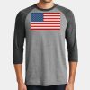 Mens Perfect Tri ® 3/4 Sleeve Raglan Thumbnail