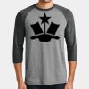 Mens Perfect Tri ® 3/4 Sleeve Raglan Thumbnail