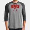 Mens Perfect Tri ® 3/4 Sleeve Raglan Thumbnail