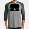 Mens Perfect Tri ® 3/4 Sleeve Raglan Thumbnail