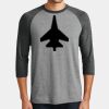 Mens Perfect Tri ® 3/4 Sleeve Raglan Thumbnail