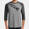 Mens Perfect Tri ® 3/4 Sleeve Raglan Thumbnail