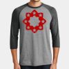 Mens Perfect Tri ® 3/4 Sleeve Raglan Thumbnail