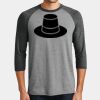 Mens Perfect Tri ® 3/4 Sleeve Raglan Thumbnail