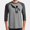 Mens Perfect Tri ® 3/4 Sleeve Raglan Thumbnail