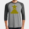 Mens Perfect Tri ® 3/4 Sleeve Raglan Thumbnail