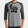 Mens Perfect Tri ® 3/4 Sleeve Raglan Thumbnail