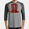 Mens Perfect Tri ® 3/4 Sleeve Raglan Thumbnail