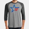 Mens Perfect Tri ® 3/4 Sleeve Raglan Thumbnail
