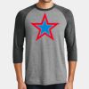 Mens Perfect Tri ® 3/4 Sleeve Raglan Thumbnail