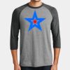 Mens Perfect Tri ® 3/4 Sleeve Raglan Thumbnail