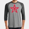 Mens Perfect Tri ® 3/4 Sleeve Raglan Thumbnail