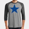 Mens Perfect Tri ® 3/4 Sleeve Raglan Thumbnail