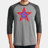 Mens Perfect Tri ® 3/4 Sleeve Raglan Thumbnail