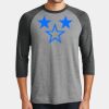 Mens Perfect Tri ® 3/4 Sleeve Raglan Thumbnail