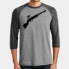 Mens Perfect Tri ® 3/4 Sleeve Raglan Thumbnail