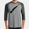 Mens Perfect Tri ® 3/4 Sleeve Raglan Thumbnail