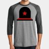 Mens Perfect Tri ® 3/4 Sleeve Raglan Thumbnail