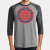 Mens Perfect Tri ® 3/4 Sleeve Raglan Thumbnail