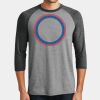 Mens Perfect Tri ® 3/4 Sleeve Raglan Thumbnail