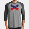 Mens Perfect Tri ® 3/4 Sleeve Raglan Thumbnail