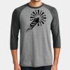 Mens Perfect Tri ® 3/4 Sleeve Raglan Thumbnail