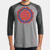 Mens Perfect Tri ® 3/4 Sleeve Raglan Thumbnail