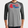 Mens Perfect Tri ® 3/4 Sleeve Raglan Thumbnail