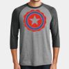 Mens Perfect Tri ® 3/4 Sleeve Raglan Thumbnail