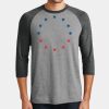 Mens Perfect Tri ® 3/4 Sleeve Raglan Thumbnail