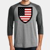 Mens Perfect Tri ® 3/4 Sleeve Raglan Thumbnail