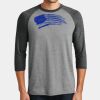 Mens Perfect Tri ® 3/4 Sleeve Raglan Thumbnail