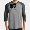 Mens Perfect Tri ® 3/4 Sleeve Raglan Thumbnail