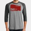 Mens Perfect Tri ® 3/4 Sleeve Raglan Thumbnail