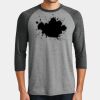 Mens Perfect Tri ® 3/4 Sleeve Raglan Thumbnail