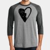 Mens Perfect Tri ® 3/4 Sleeve Raglan Thumbnail