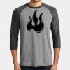 Mens Perfect Tri ® 3/4 Sleeve Raglan Thumbnail