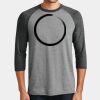 Mens Perfect Tri ® 3/4 Sleeve Raglan Thumbnail