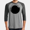 Mens Perfect Tri ® 3/4 Sleeve Raglan Thumbnail