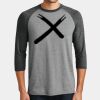 Mens Perfect Tri ® 3/4 Sleeve Raglan Thumbnail