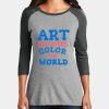 Women's Perfect Tri ® 3/4 Sleeve Raglan Thumbnail