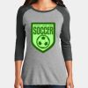 Women's Perfect Tri ® 3/4 Sleeve Raglan Thumbnail