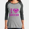 Women's Perfect Tri ® 3/4 Sleeve Raglan Thumbnail
