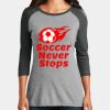 Women's Perfect Tri ® 3/4 Sleeve Raglan Thumbnail
