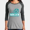 Women's Perfect Tri ® 3/4 Sleeve Raglan Thumbnail