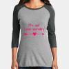 Women's Perfect Tri ® 3/4 Sleeve Raglan Thumbnail