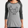 Women's Perfect Tri ® 3/4 Sleeve Raglan Thumbnail